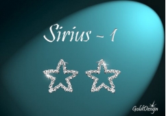 Sirius I. - náušnice stříbřené